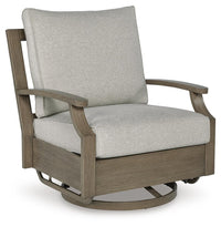Sadie Outdoor Swivel Glider Chair with Cushion