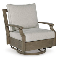 Sadie Outdoor Swivel Glider Chair with Cushion