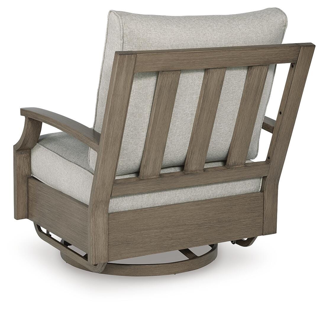 Sadie Outdoor Swivel Glider Chair with Cushion