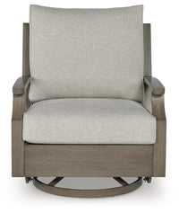 Sadie Outdoor Swivel Glider Chair with Cushion