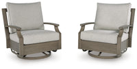 Sadie Outdoor Swivel Glider Chair with Cushion