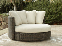 Isolde Outdoor Swivel Lounge Chair with Cushion