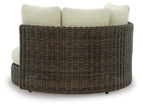 Isolde Outdoor Swivel Lounge Chair with Cushion