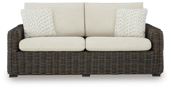 Kimora Outdoor Loveseat with Cushion