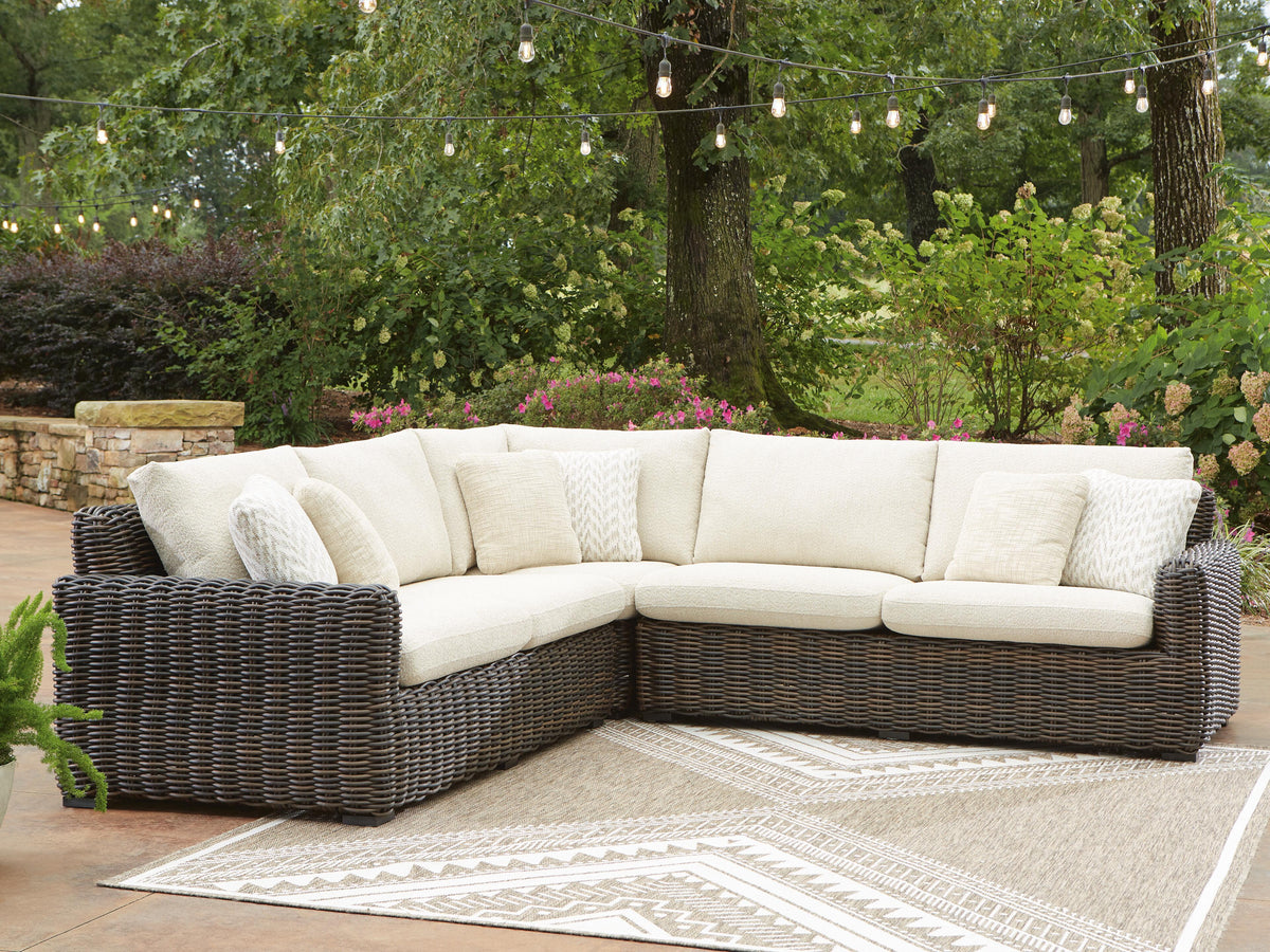 Isolde 3-Piece Outdoor Sectional