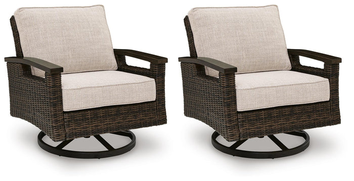 Barrington Outdoor Swivel Lounge Chair (Set of 2)