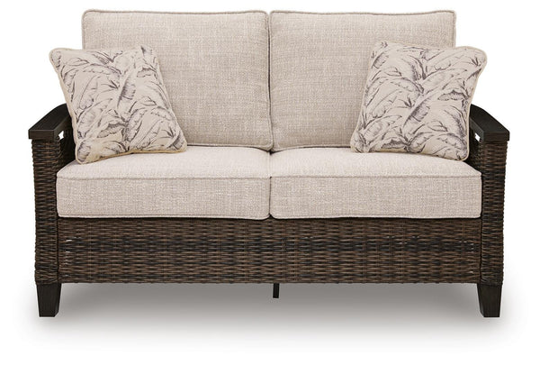 Monterey Point Outdoor Loveseat with Cushion