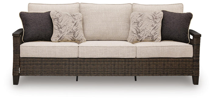 Barrington Drakes Beach Outdoor Sofa with Cushion