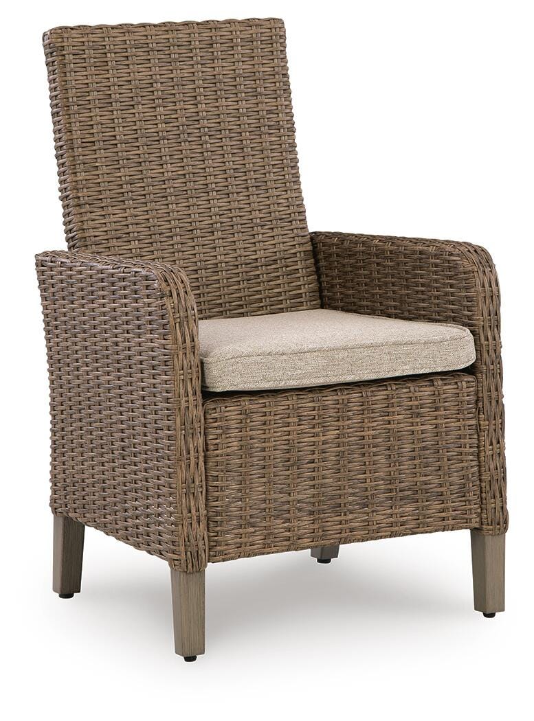 Palmerston Arm Chair with Cushion (Set of 2)