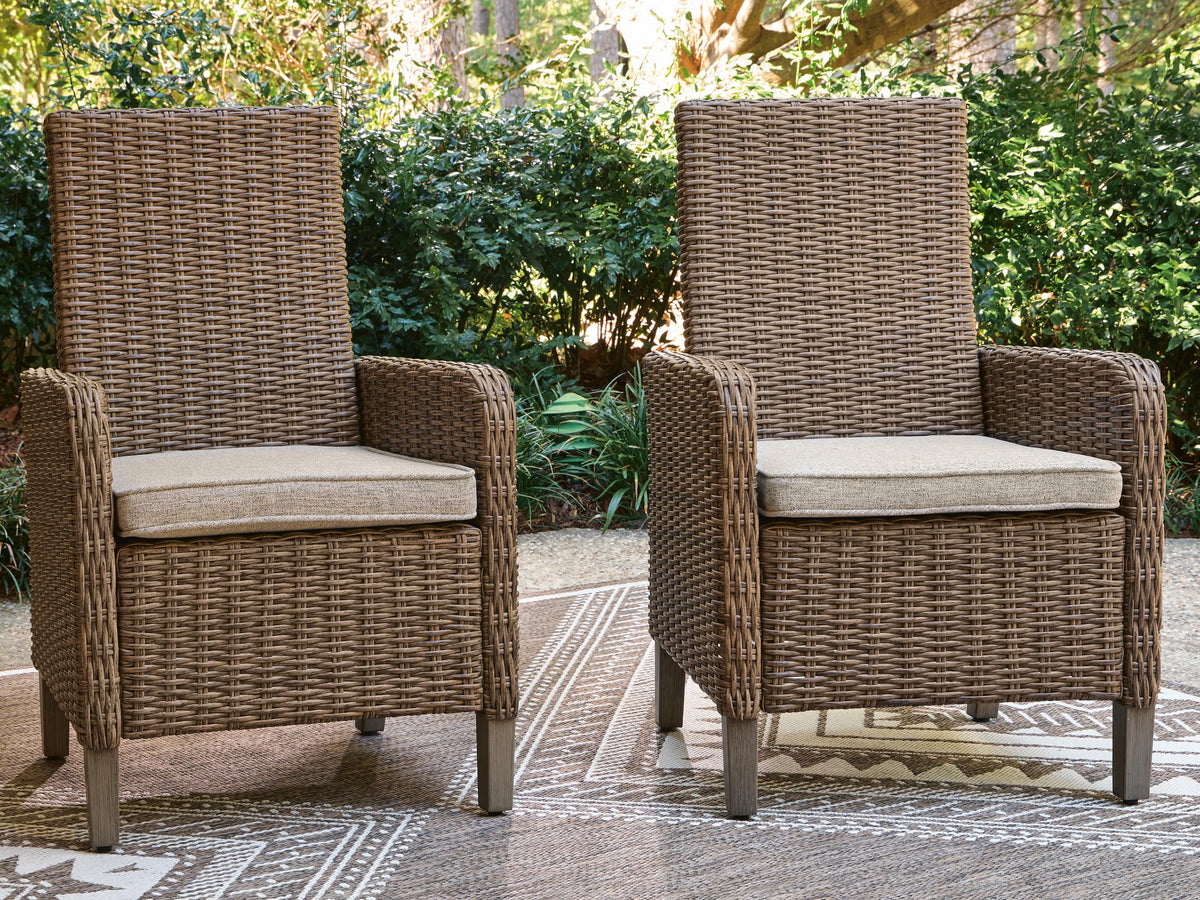 Sunny Arm Chair with Cushion (Set of 2)