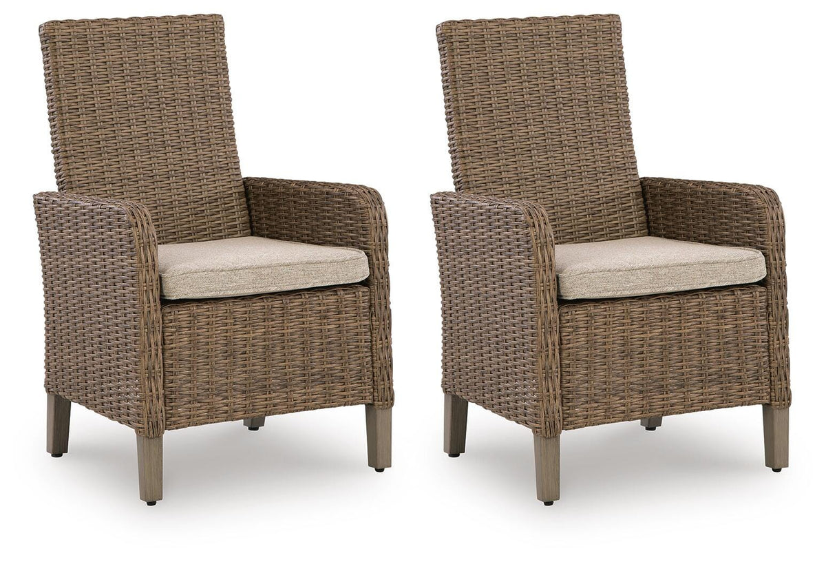 Palmerston Arm Chair with Cushion (Set of 2)
