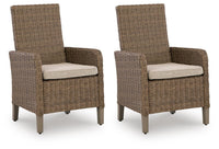 Palmerston Arm Chair with Cushion (Set of 2)