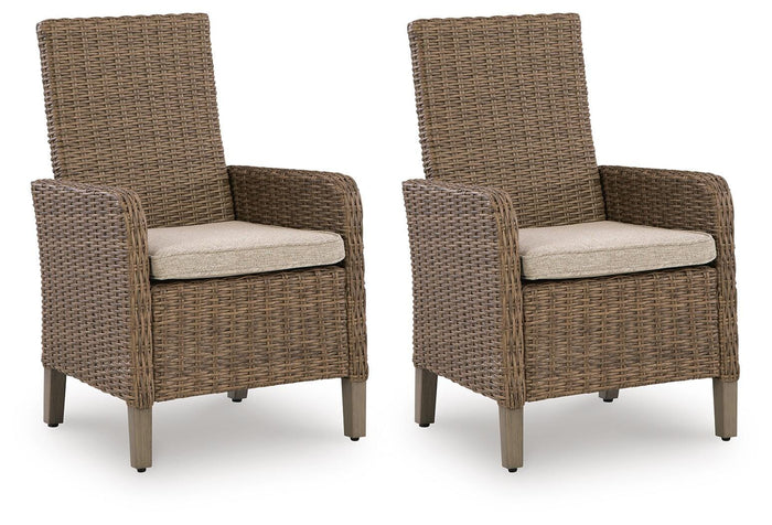 Palmerston Arm Chair with Cushion (Set of 2)
