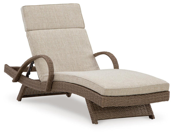 Beachcroft Outdoor Chaise Lounge with Cushion