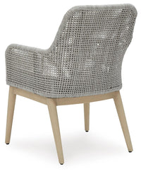 Hensley Outdoor Dining Arm Chair (Set of 2)