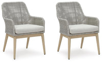 Hensley Outdoor Dining Arm Chair (Set of 2)