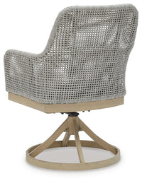 Hensley Outdoor Swivel Dining Chair (Set of 2)