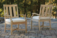 Marlie Arm Chair with Cushion (Set of 2)