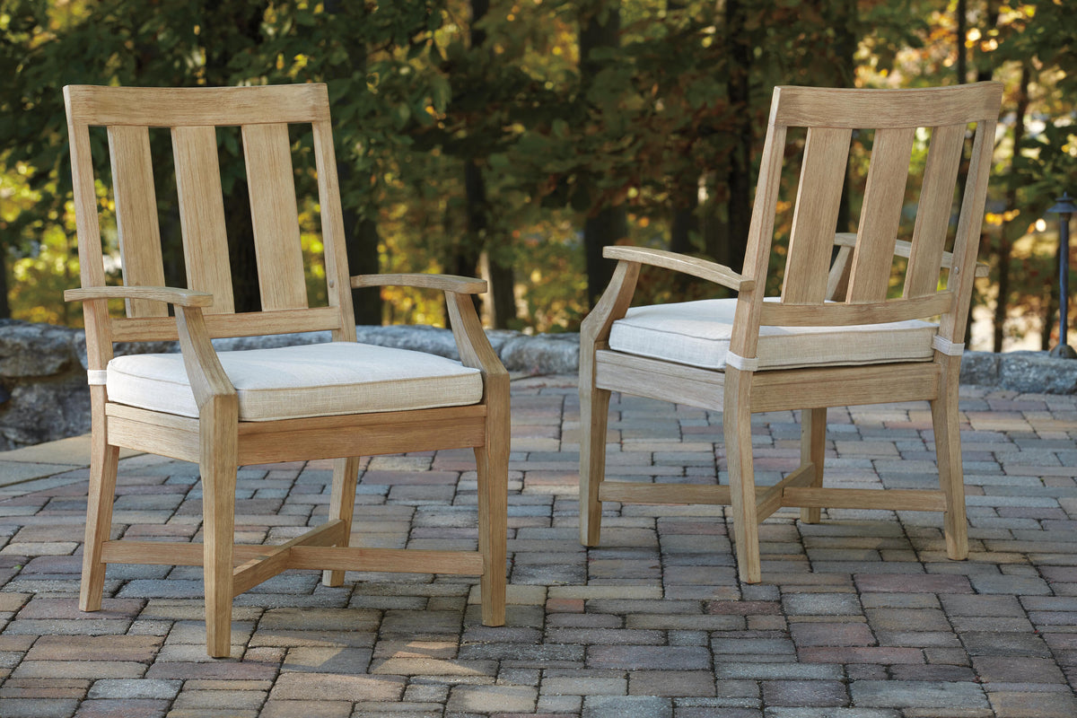Marlie Arm Chair with Cushion (Set of 2)