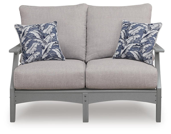 Cove Beach Outdoor Loveseat with Cushion