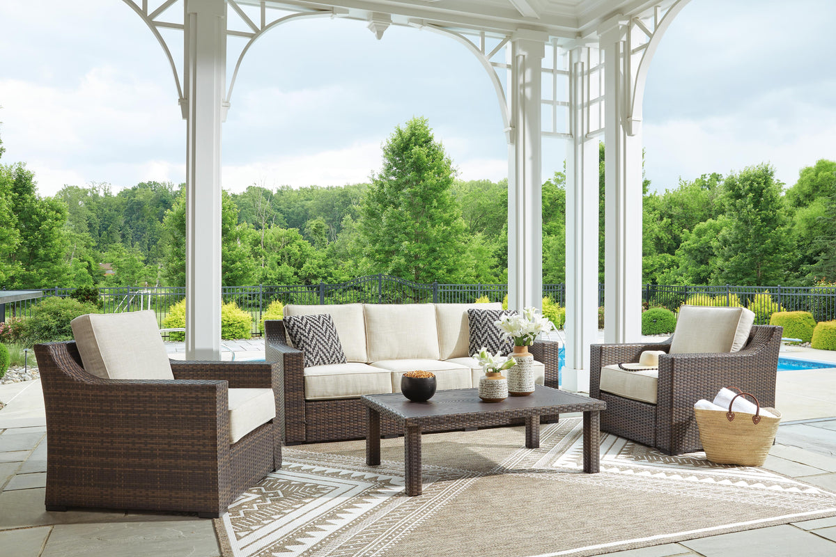 Harrowmere Outdoor Lounge Chair with Cushion