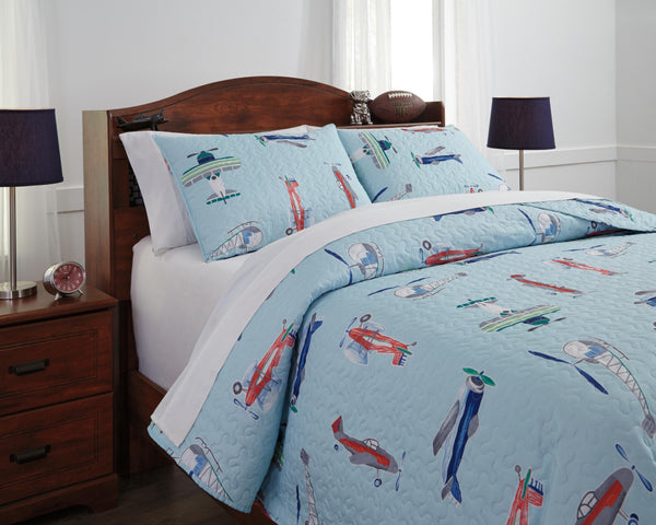 McAllen 3-Piece Full Quilt Set