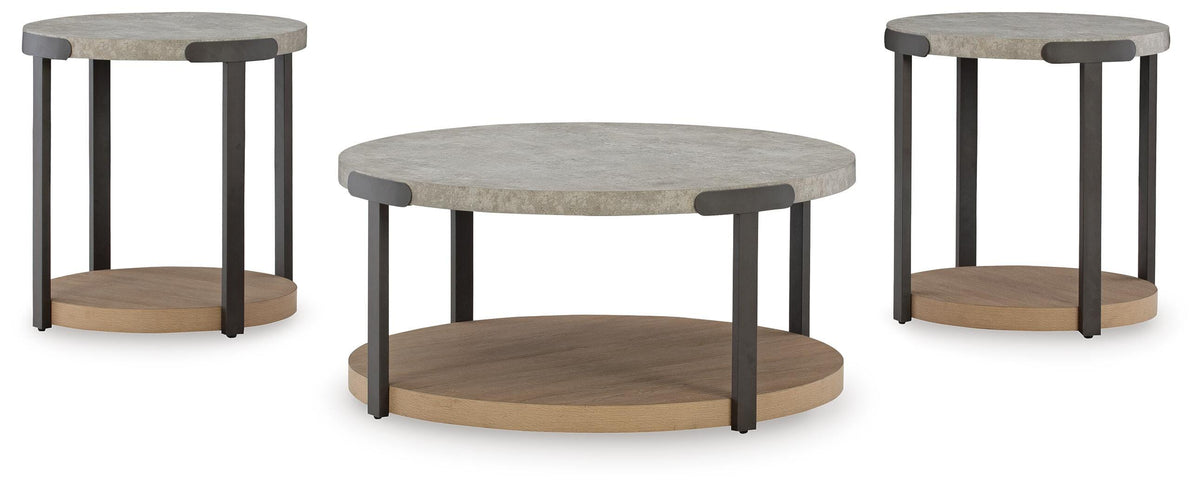 Denholm Table (Set of 3) Marble/Stone and/or Stone Like