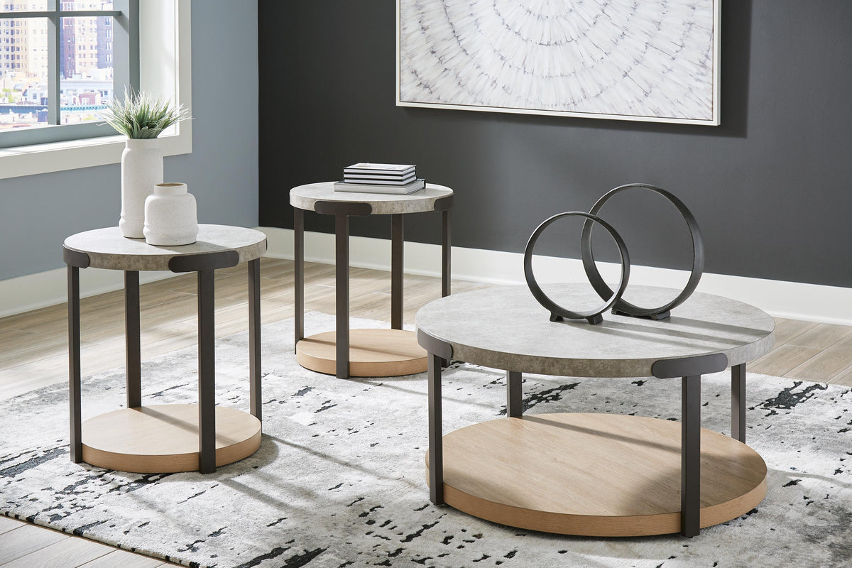 Denholm Table (Set of 3) Marble/Stone and/or Stone Like