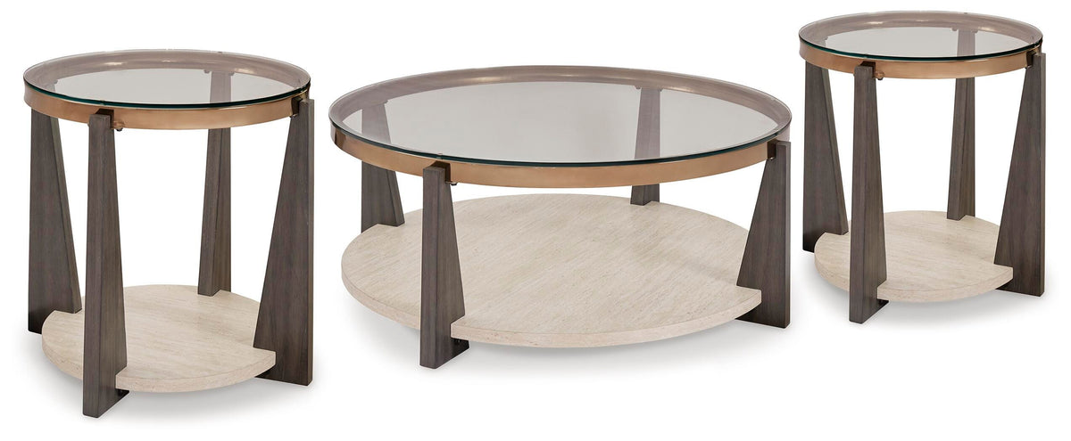 Halden Bay Coffee Table and 2 End Tables