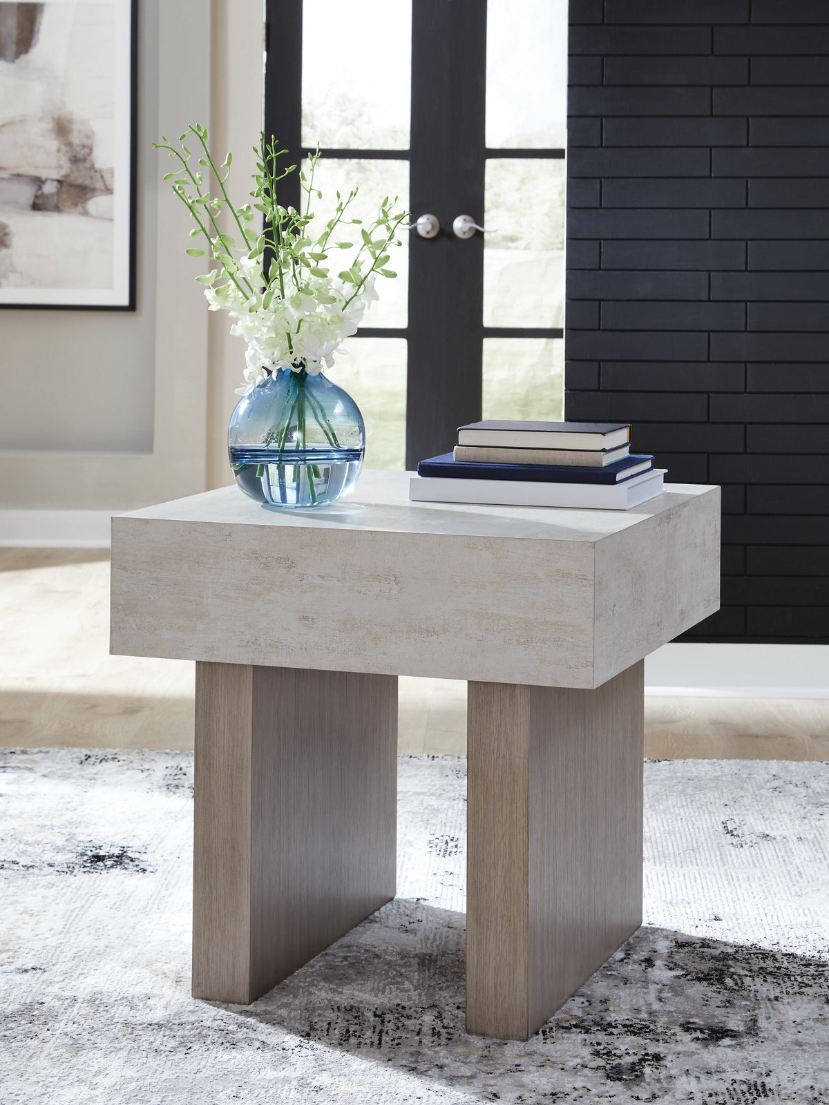 Ashfield End Table Marble/Stone and/or Stone Like