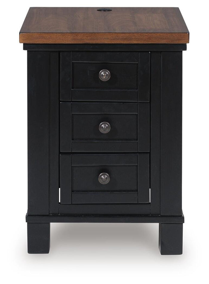 Colbrook Lift-top Coffee Table and 2 Chairside End Tables