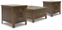 Ashcombe Bay Lift-top Coffee Table and 2 End Tables