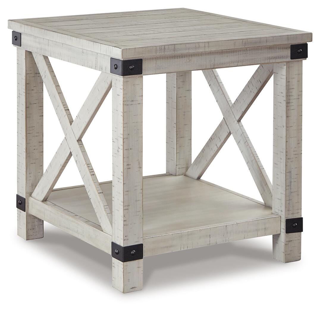 Wilton End Table in Whitewash