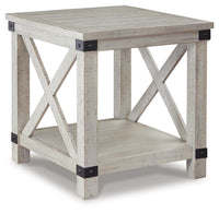 Wilton End Table in Whitewash