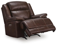 Kingsley Power Recliner in Dark Brown