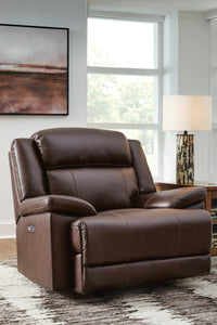 Kingsley Power Recliner in Dark Brown