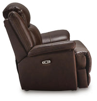 Kingsley Power Recliner in Dark Brown
