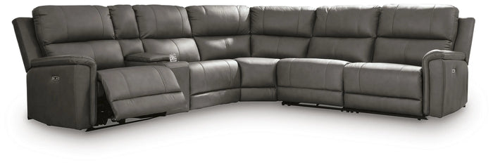 Radford 6-Piece Power Reclining Sectional in Anchor III