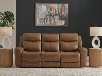 Ellsworth Bay Power Reclining Sofa in Amber