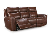 Ellsworth Bay Power Reclining Sofa in Mahogany