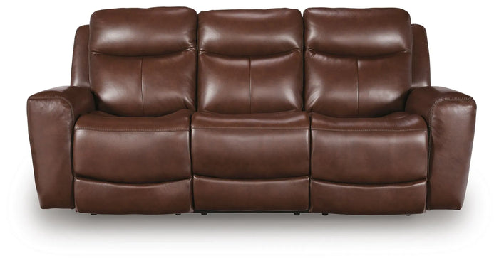 Ellsworth Bay Power Reclining Sofa in Mahogany