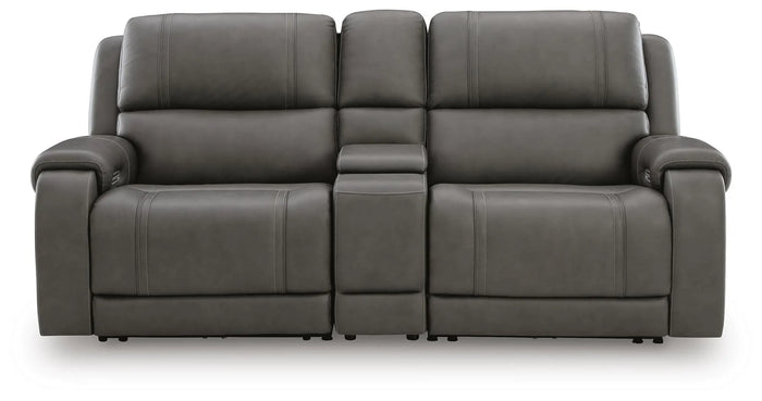 Ironside 3-Piece Power Reclining Sectional Loveseat with Console