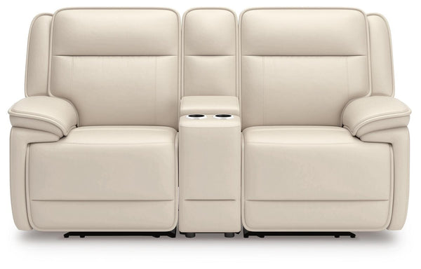 Double Deal Power Reclining Loveseat with Console