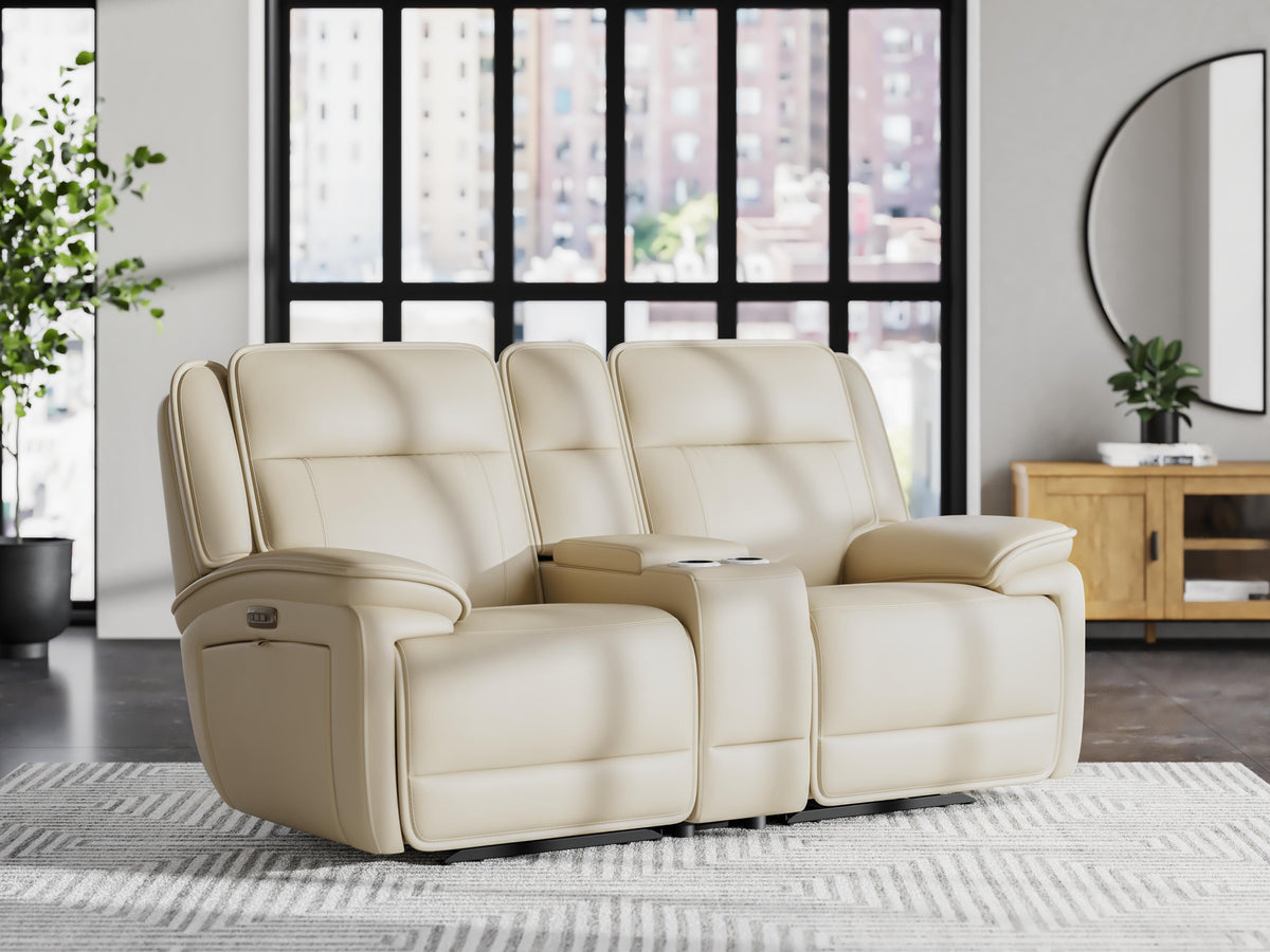Farringdon Power Reclining Loveseat with Console