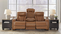 Anvilbrook Power Reclining Sofa in Caramel