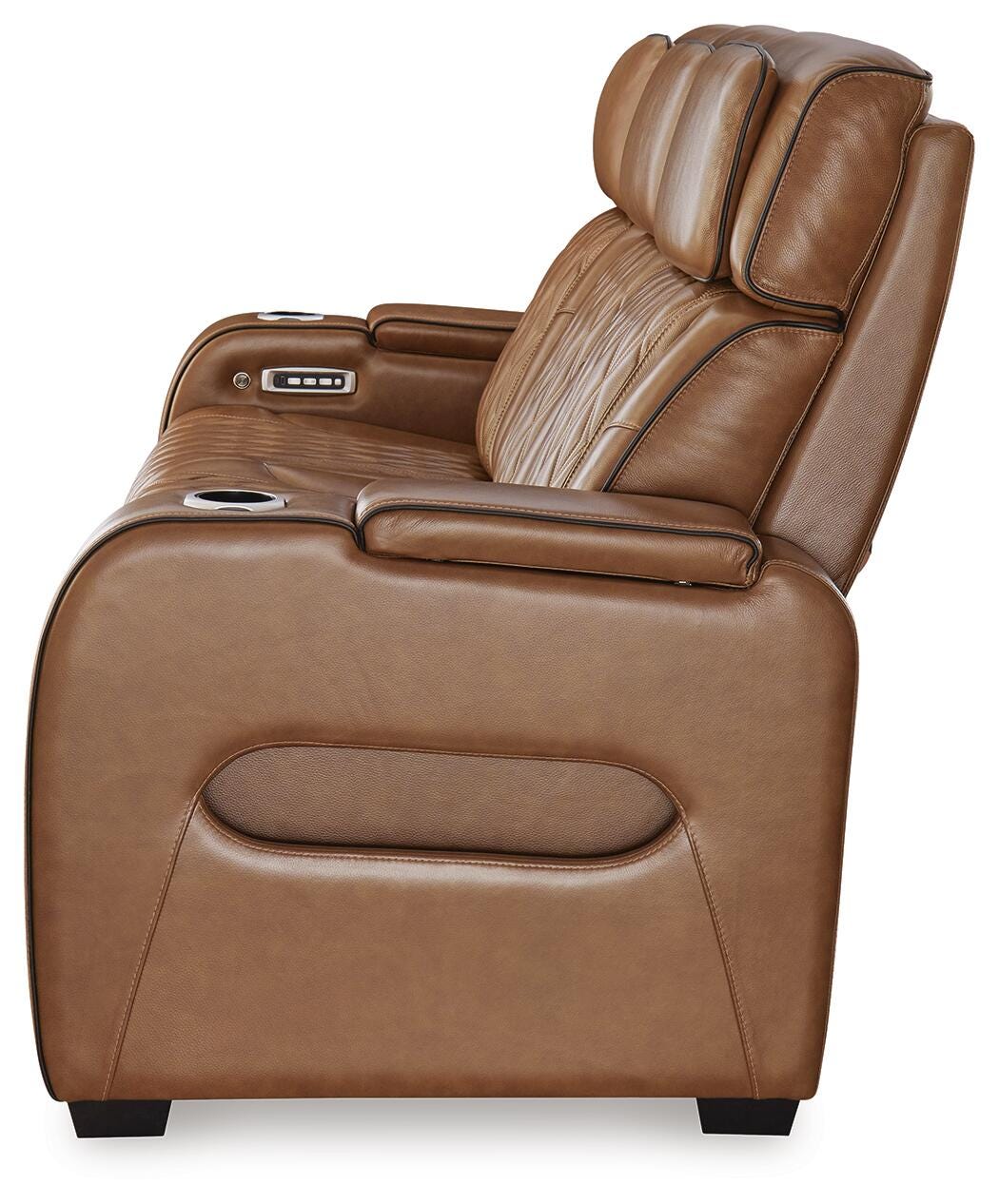 Anvilbrook Power Reclining Sofa in Caramel