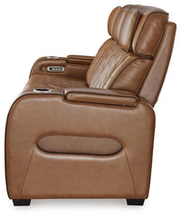 Anvilbrook Power Reclining Sofa in Caramel