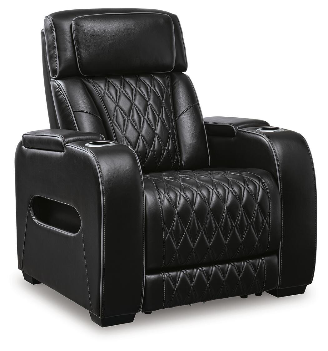 Anvilbrook Power Recliner in Black