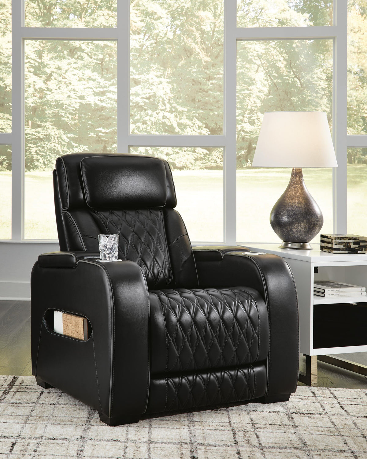 Anvilbrook Power Recliner in Black