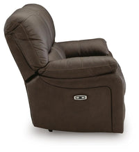 Sheffield Power Reclining Loveseat in Dark Brown